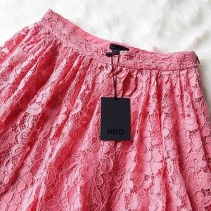 NBD Skirts - NBD | Revolve Make Me Blush Lace Mini Skirt NBD Skirts - NBD | Revolve Make Me Blush Lace Mini Skirt